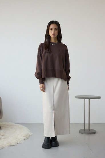 ワンポイントロゴスウェット 詳細画像