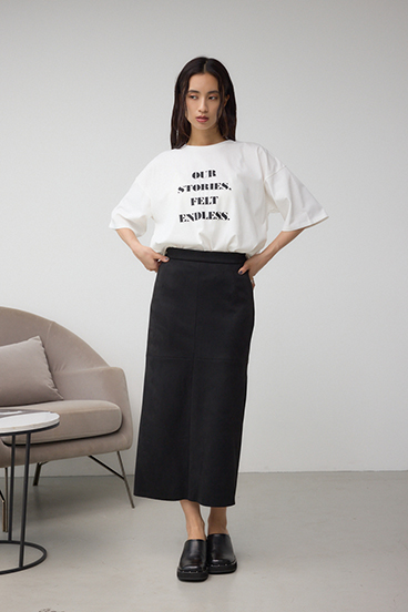 C/T冷感ラウンドヘムTシャツ 詳細画像