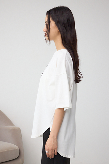 C/T冷感ラウンドヘムTシャツ 詳細画像