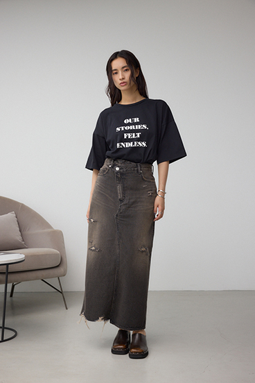 C/T冷感ラウンドヘムTシャツ 詳細画像