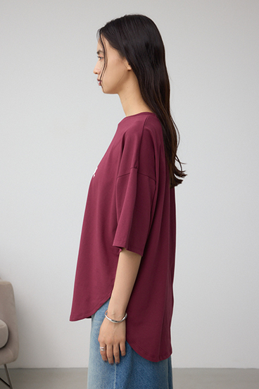 C/T冷感ラウンドヘムTシャツ 詳細画像