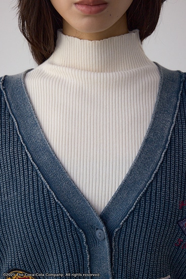 【Coca-Cola®｜AZUL】ワッペンカーディガン 詳細画像
