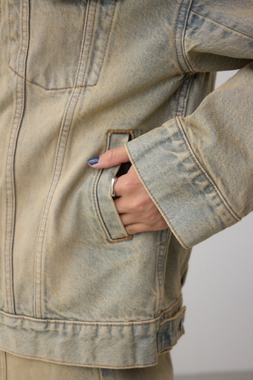 AZUL DENIM ヴィンテージデニムジャケット 詳細画像