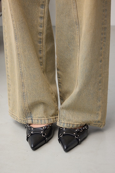 AZUL DENIM ヴィンテージワイドデニム 詳細画像
