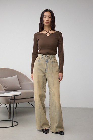 AZUL DENIM ヴィンテージワイドデニム 詳細画像