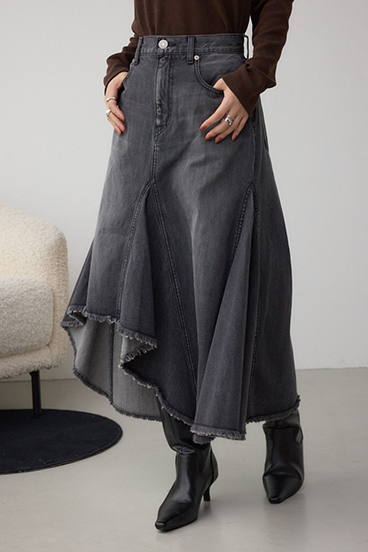 AZUL DENIM イレヘムデニムスカート 詳細画像