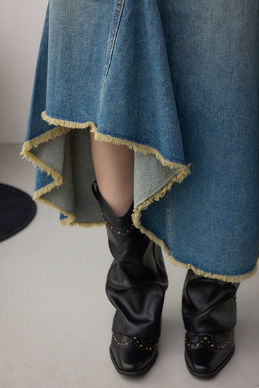 AZUL DENIM イレヘムデニムスカート 詳細画像