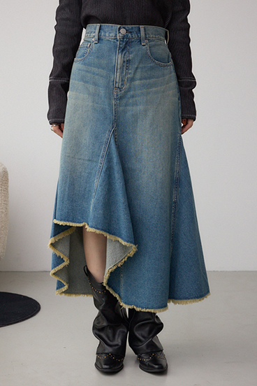 AZUL DENIM イレヘムデニムスカート 詳細画像