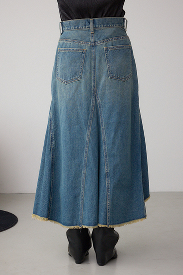 AZUL DENIM イレヘムデニムスカート 詳細画像