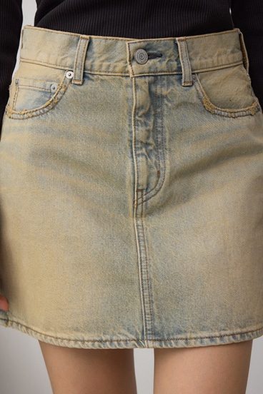 AZUL DENIM ヴィンテージデニムミニスカート 詳細画像