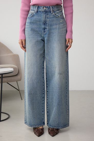 AZUL DENIM オーバーダイワイドストレート 詳細画像