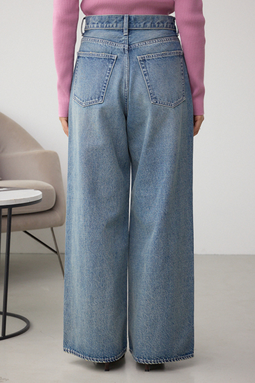 AZUL DENIM オーバーダイワイドストレート 詳細画像
