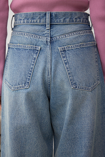 AZUL DENIM オーバーダイワイドストレート 詳細画像