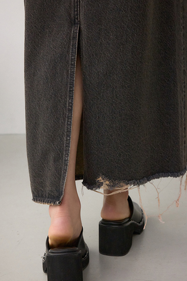 AZUL DENIM ヴィンテージライクデニムスカート 詳細画像