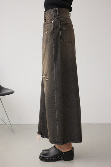 AZUL DENIM ヴィンテージライクデニムスカート 詳細画像