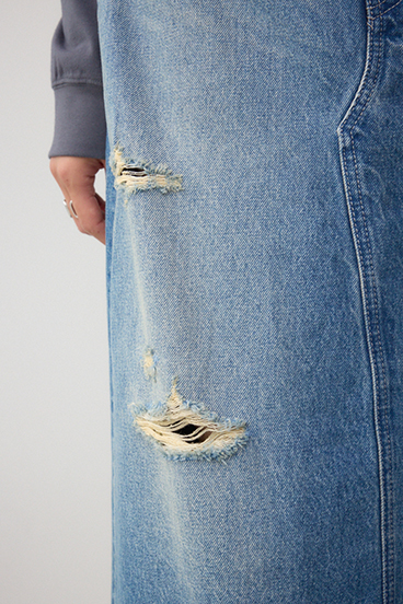 AZUL DENIM ヴィンテージライクデニムスカート 詳細画像