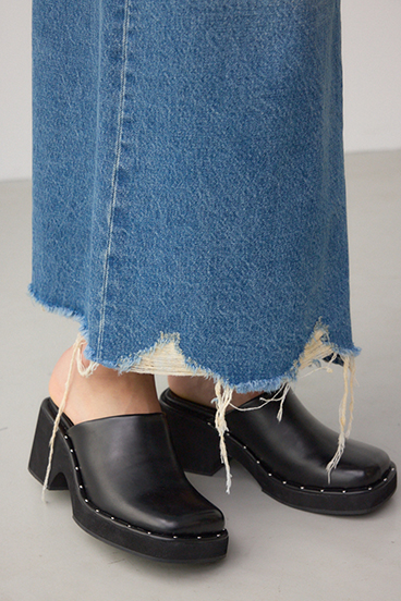 AZUL DENIM ヴィンテージライクデニムスカート 詳細画像