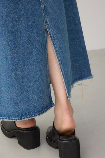 AZUL DENIM ヴィンテージライクデニムスカート 詳細画像