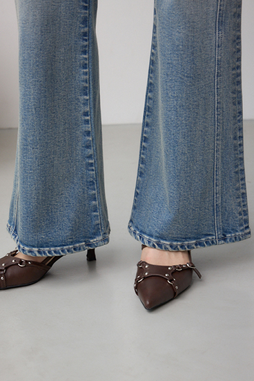 AZUL DENIM スウィッチングフレアデニム 詳細画像
