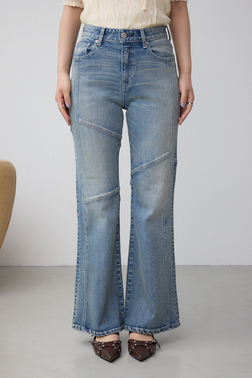 AZUL DENIM スウィッチングフレアデニム 詳細画像