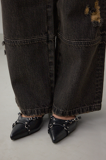AZUL DENIM ウﾞィンテージダメージデニム 詳細画像