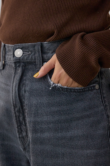 AZUL DENIM リペアワイドデニム 詳細画像