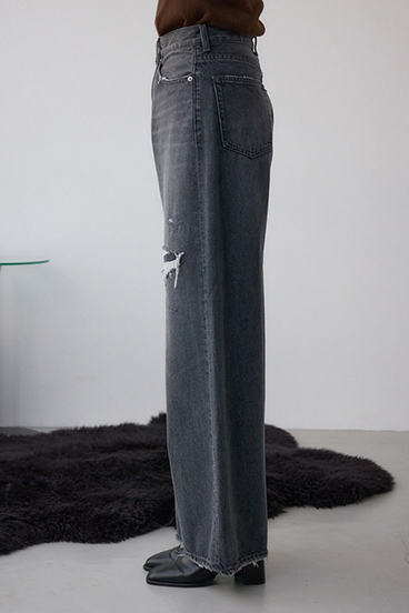 AZUL DENIM リペアワイドデニム 詳細画像