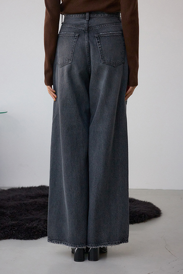 AZUL DENIM リペアワイドデニム 詳細画像