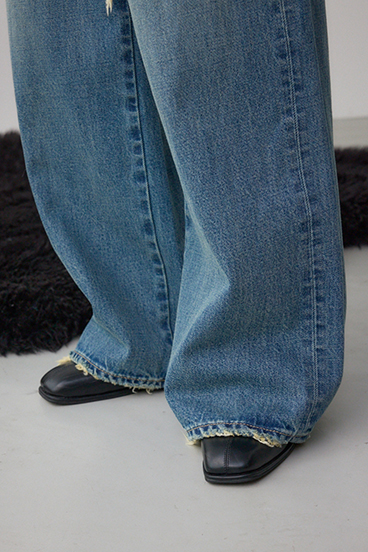 AZUL DENIM リペアワイドデニム 詳細画像
