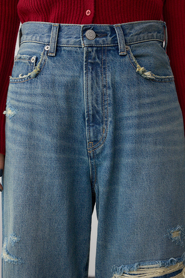AZUL DENIM リペアワイドデニム 詳細画像