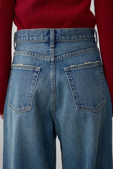 AZUL DENIM リペアワイドデニム 詳細画像