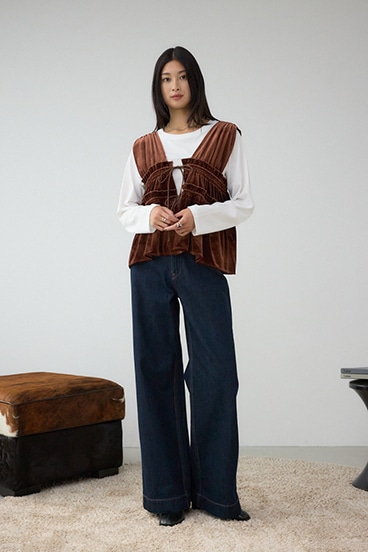 AZUL DENIM VENUSワイドデニム 詳細画像