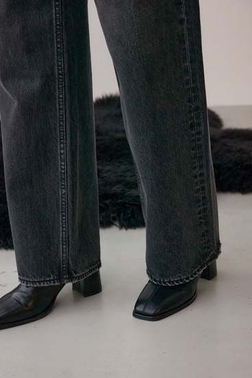 AZUL DENIM スタッズワイドデニム 詳細画像