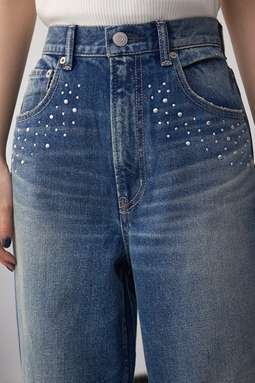AZUL DENIM スタッズワイドデニム 詳細画像