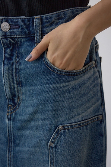 AZUL DENIM ダメージマーメイドスカート 詳細画像