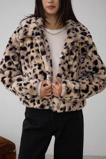 スタンド2WAYファーショートコート