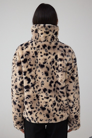 スタンド2WAYファーショートコート 詳細画像