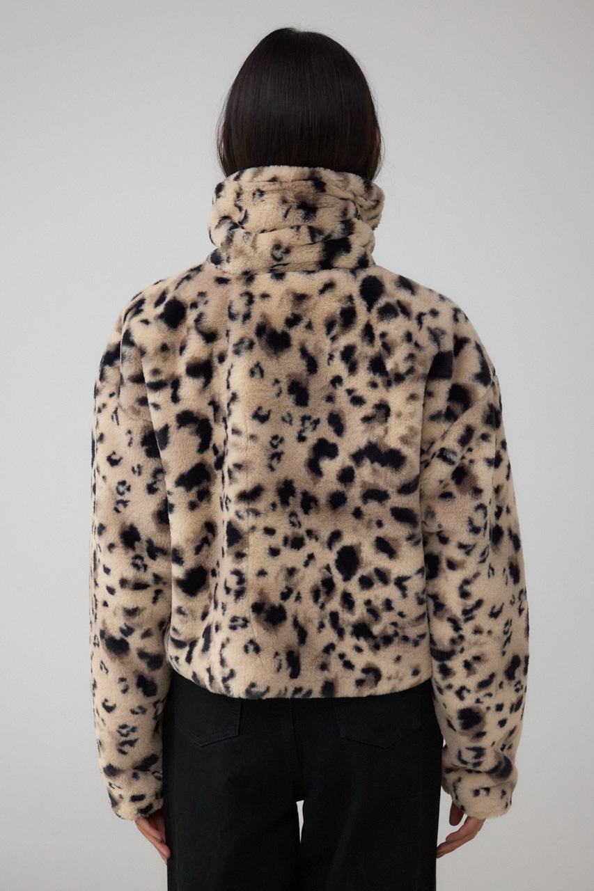 【 ２WAY 】スタンドカラーミックスファーショートコート 2WAY 】スタンドカラーミックスファーショートコート ／ stand