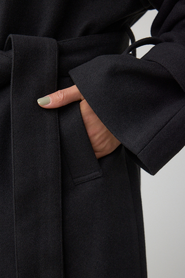 B-HEAT スタンドカラージップロングコート 詳細画像