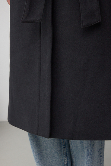 B-HEAT スタンドカラージップロングコート 詳細画像