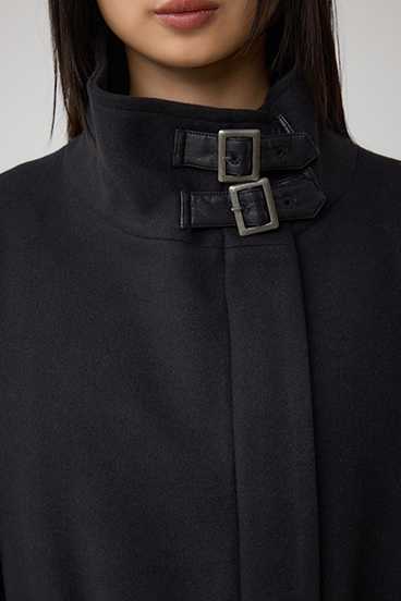 B-HEAT スタンドカラージップロングコート 詳細画像