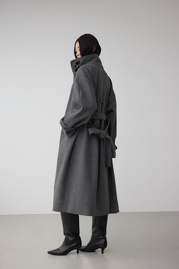 B-HEAT スタンドカラージップロングコート 詳細画像