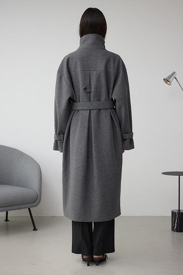 B-HEAT スタンドカラージップロングコート 詳細画像