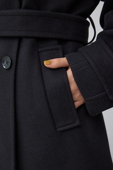 B-HEATスタンドカラーミドルコート 詳細画像