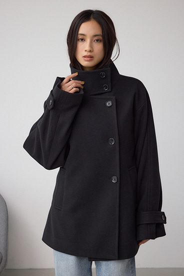 B-HEATスタンドカラーミドルコート 詳細画像