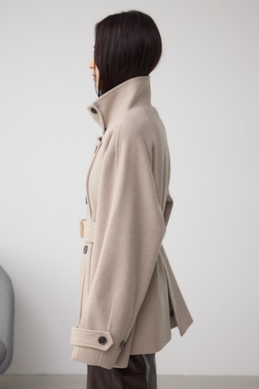 B-HEATスタンドカラーミドルコート 詳細画像