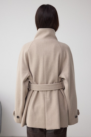 B-HEATスタンドカラーミドルコート 詳細画像