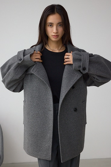 B-HEATスタンドカラーミドルコート 詳細画像