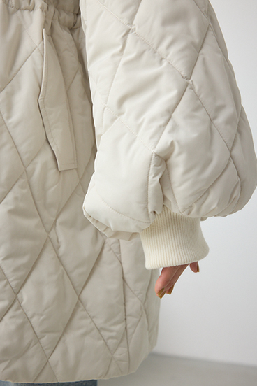 キルティング中綿ミドルコート 詳細画像
