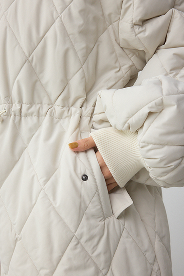 キルティング中綿ミドルコート 詳細画像